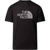 THE NORTH FACE/北面男士再生聚酯纤维速干T恤宽松版大logo简约短