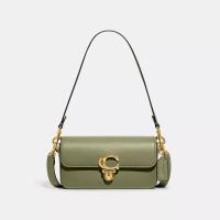 女款现代感设计推锁手提包 柔软皮革时尚箱包