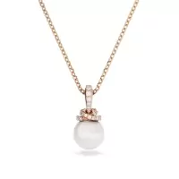 Swarovski女士时尚简约优雅珍珠吊坠项链 Originally 精致轻奢质感饰品