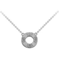 Harley Davidson女式条形盾牌 Cirque 圆形项链 新款奢侈精致气质高级百搭饰品