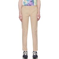 保罗·史密斯(Paul Smith)男装休闲裤棉质舒适弹力直筒腰带袢中腰侧袋后袋