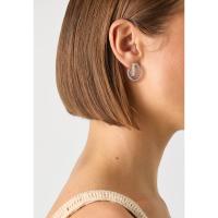 施华洛世奇(SWAROVSKI)白色简约耳饰闪亮施华洛世奇水晶纯银耳钉时尚百搭饰品