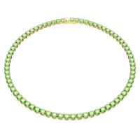 Swarovski女士项链 新款 Matrix Tennis 璀璨绿宝石时尚优雅气质锁骨链项链