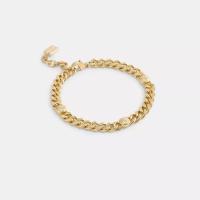 COACH女款金属铆钉链条手链时尚百搭配饰腰链女腰围调节通用