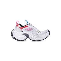 巴黎世家(Balenciaga)多彩网眼橡胶拼接XL女士跑鞋透气舒适运动休