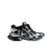 巴黎世家(Balenciaga)男跑步鞋做旧设计透气耐磨户外运动鞋后部拉环鞋舌绣标