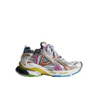 时尚舒适运动休闲跑步鞋系带撞色低帮休闲运动鞋