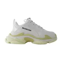 巴黎世家(Balenciaga)复古厚底拼接合成革女士跑鞋舒适休闲街头潮