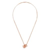 Ferragamo女士 brass 材质双 gancini 吊坠项链时尚百搭配饰