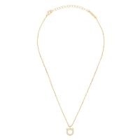 Ferragamo女款可调节水晶吊坠项链 时尚金属玻璃材质 cm