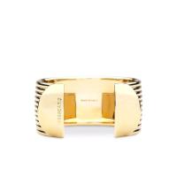 Ferragamo女士宽款金属雕刻开口手链五金饰品简约大方潮流百搭配件