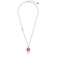 盖尔斯(GUESS)优雅花朵球形吊坠项链细致链条饰品女款气质提升