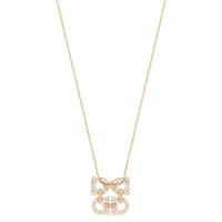 Salvatore Ferragamo女士几何吊坠项链精致轻奢优雅简约饰品