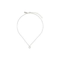 Salvatore Ferragamo女士链条玻璃黄铜项链时尚百搭配饰