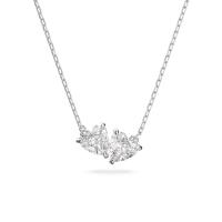 Swarovski水钻双心形项链 精致浪漫优雅时尚轻奢颈链 送女友节日礼物