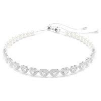 Swarovski闪耀爱心水晶可调节链式项链女浪漫组合时尚饰品