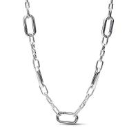 Pandora女式简约银链项链厘米轻盈舒适高质饰品