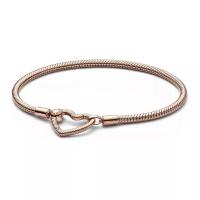 Pandora 玫瑰金金属手链女款时尚百搭配饰多功能优雅珠宝