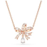 Swarovski女项链蝴蝶结饰品Volta镶钻珠宝晚宴日常