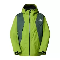THE NORTH FACE25新款男士冲锋衣轻量透气防风保暖连帽插肩户外运动外套户外夹克