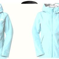 THE NORTH FACE女士户外硬壳冲锋衣合成纤维防风防水透气徒步攀爬服