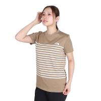 THE NORTH FACE乐斯菲斯户外T恤女速干透气UV防护舒适条纹棉质