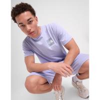 THE NORTH FACE乐斯菲斯户外T恤男舒适透气柔软易洗紫色棉质