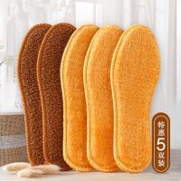 冬季鞋垫加厚加绒保暖鞋垫透气吸汗防臭男女运动仿羊毛棉绒鞋垫