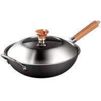 拓杰(飞科)炊大皇34CM非遗铁炒锅 KA72115(1件/6个)