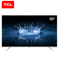 TCL 50A860U 50英寸人工智能 金属超薄 窄边框 32核4K HDR智能LED液晶电视（银色）