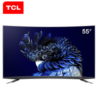 TCL 55Q960C 55英寸34核原色量子点 人工智能HDR超薄4K曲面电视（深空灰）
