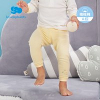 丽婴房婴儿衣服宝宝内衣下装儿童精梳棉内衣裤2条装春季新款