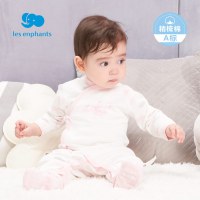 丽婴房婴儿衣服儿连体哈衣纯棉宝宝春装内衣连体衣 春