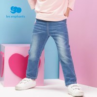 丽婴房童装女童时尚可爱牛仔长裤儿童春装休闲裤子新款