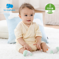 丽婴房婴儿衣服儿竹纤维连体衣婴幼儿内衣蝴蝶衣夏装夏装新款