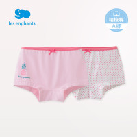 丽婴房婴儿衣服女宝宝可爱内裤女童柔软平角裤2条装四季款