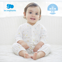 丽婴房婴儿衣服儿哈衣纯棉贴身内衣婴儿爬服春秋款连体衣两穿