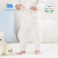 丽婴房儿男女宝宝针织保暖秋裤儿童天丝空气层内衣裤冬装