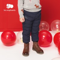 丽婴房童装儿童洋气保暖羽绒裤男女童时尚厚款柔软裤子冬新款