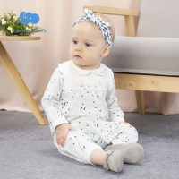 丽婴房女宝宝休闲针织连衣裤女小童婴幼儿甜美连体衣连身装2020春_GGtJn7