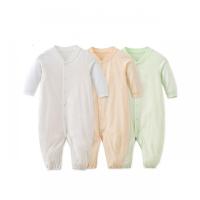 丽婴房婴儿衣服男女宝宝夏装内衣哈衣竹纤维连体睡衣2020新款