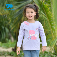 丽婴房Les enphants童装 女童打底衫儿童春季小公主上衣小童印图T恤春装新款B01