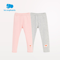 丽婴房Les enphants童装 宝宝针织裤子女童春款可爱舒适打底裤B01
