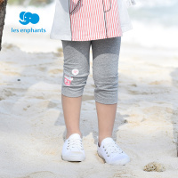 丽婴房童装 女童裤子女宝宝打底裤柔软舒适打底七分裤 夏装新款B01