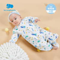 丽婴房男女婴幼儿精梳棉空气层连身装宝宝纯棉连体衣爬服2020秋季