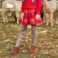 丽婴房童装女童时尚简约半身裙女宝宝柔软舒适裙子2020秋季新款