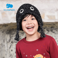 丽婴房婴儿衣服配饰男童可爱保暖毛线帽柔软舒适帽子2020冬季新款