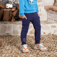 丽婴房儿童男女童针织休闲长裤宝宝不倒绒大屁屁裤子2020冬季新款