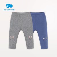 丽婴房童装男女宝宝厚款保暖不倒绒长裤可爱柔软裤子2020冬季新款