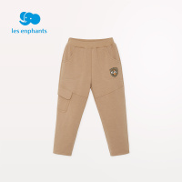 丽婴房童装男童裤子2020冬装加绒工装裤儿童保暖休闲裤不倒绒长裤